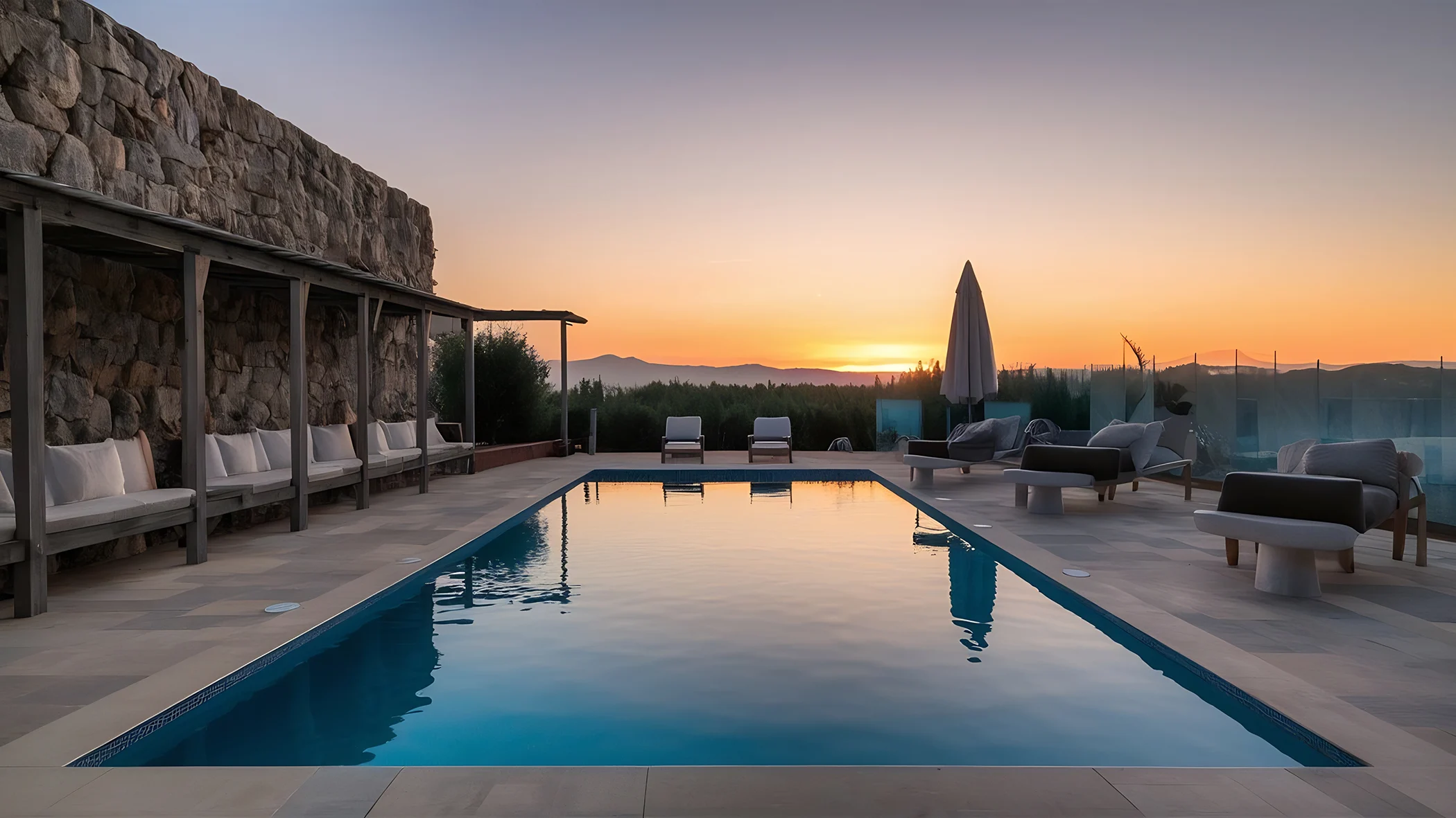 Piscina all'aperto